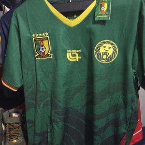Cameroon Green & Yellow Football Jersey